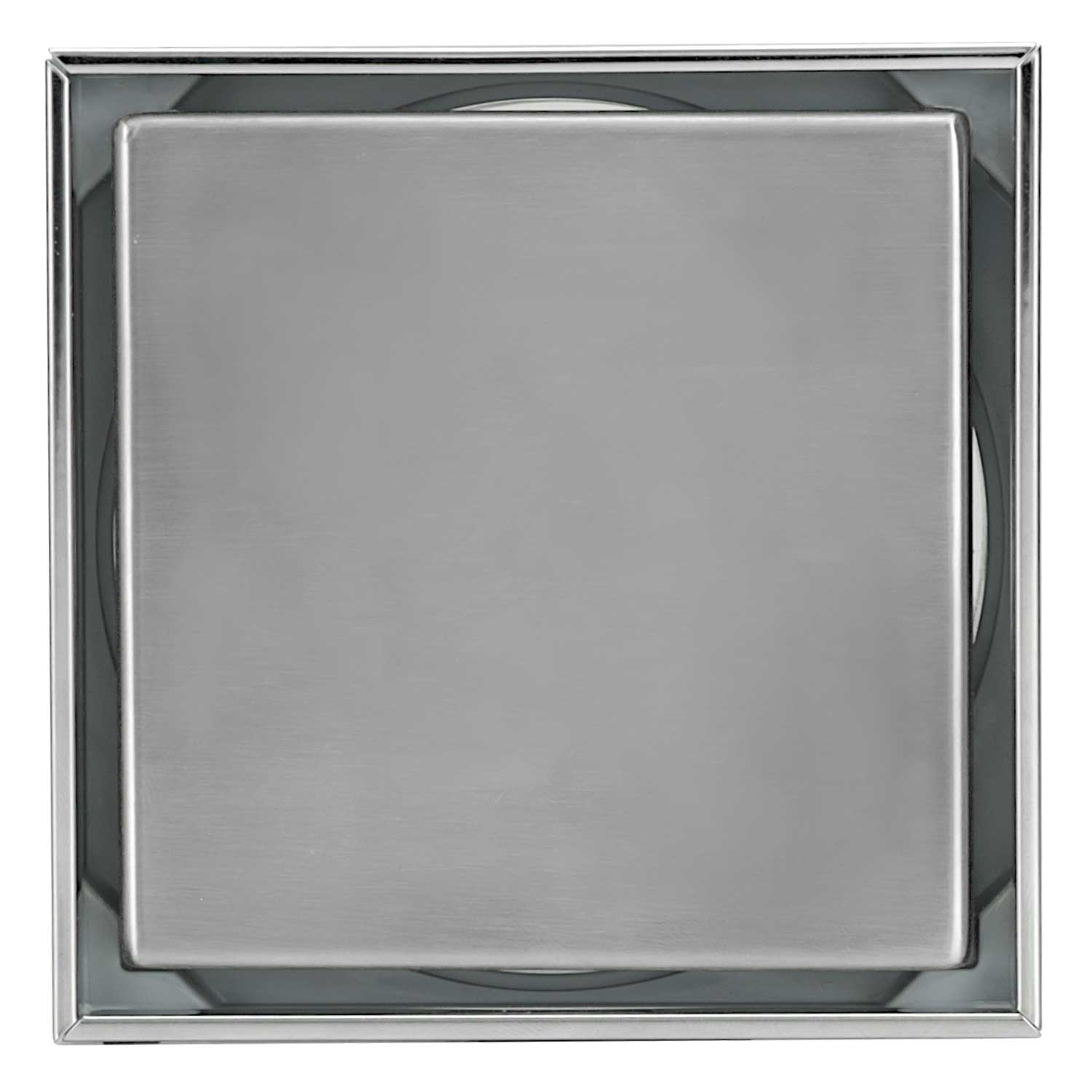 100x100mm Floor Drain Bottle Gully Trap Tiled or Steel Side Outlet 50mm