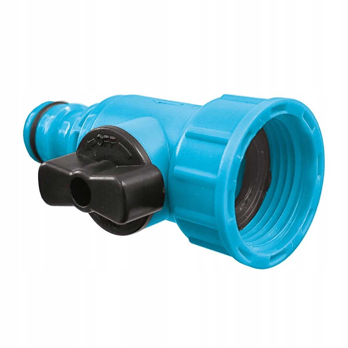 3/4 Inch BSP Thread Garden Tap Connector Quick With Control Shut Valve Cellfast 52-216