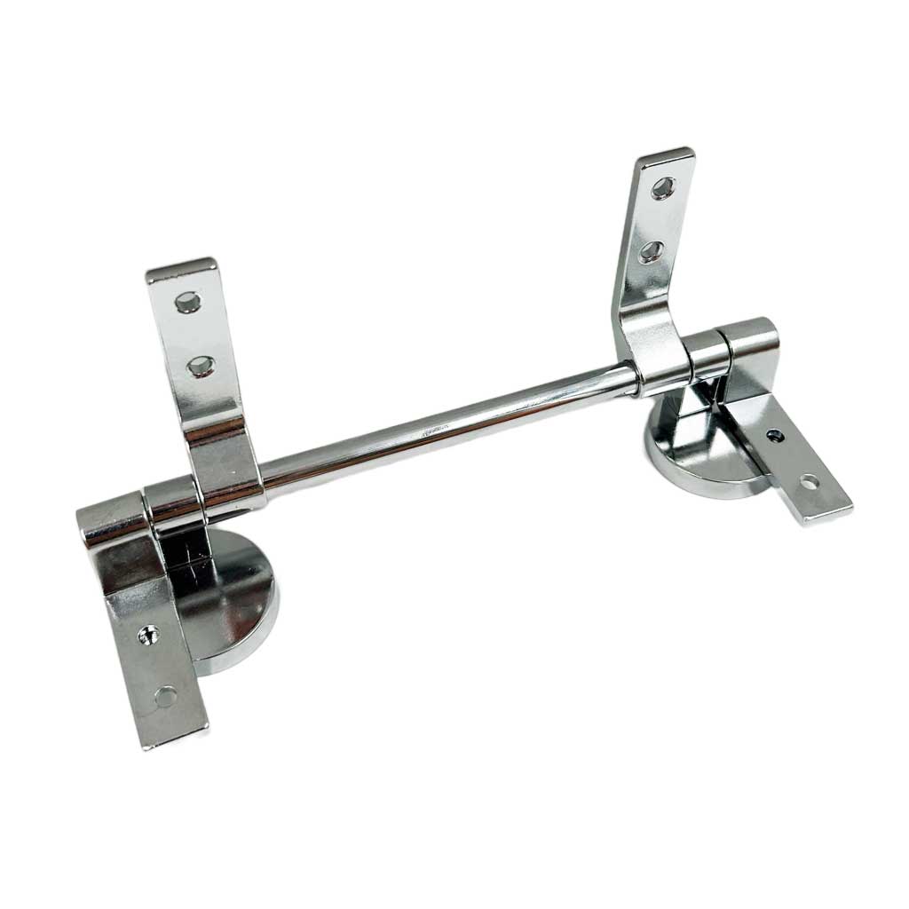 Bar Hinge Chrome For Wooden WC Toilet Seat Replacement Fitting