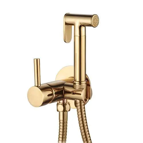 Bathroom Bidet Sprayer Mixer Chrome Black Gold Single Lever Bidet Sprayers