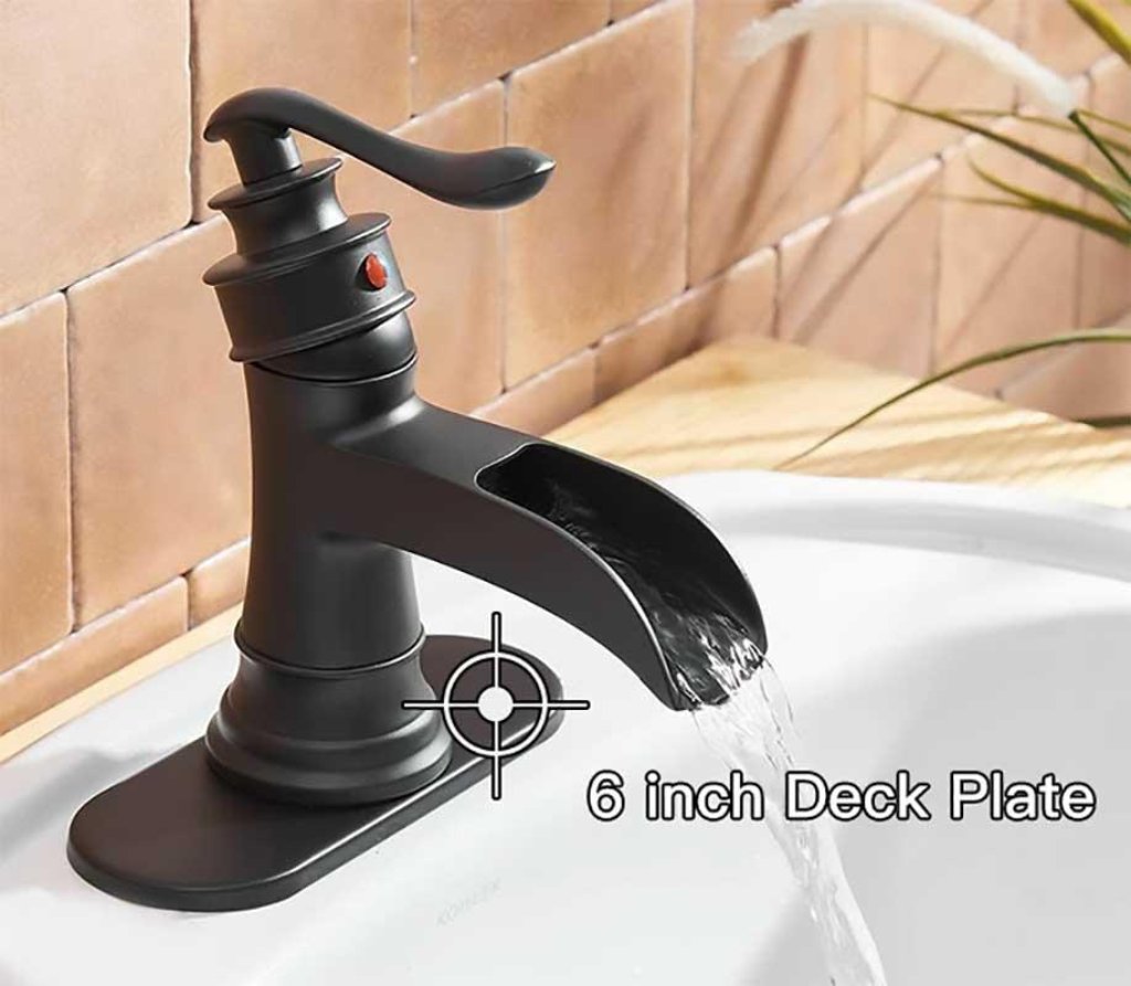 Bathroom Tap Sink Hole Cover Deck Plate Plinth Mounting Escutcheon Steel - plumbing4home, A894a, A894b, A894c, A894d