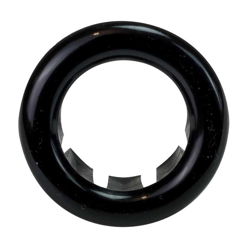 Black Basin Bathroom Sink Overflow Cover Trim Insert 19mm 25mm - plumbing4home