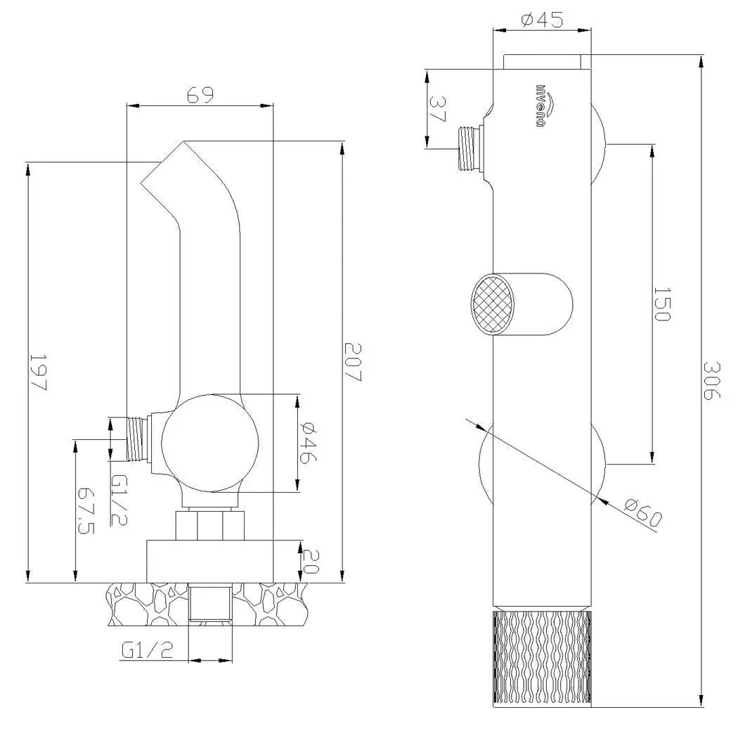 Black Dark Gold Shower Mixer With Tap Wall Mounted Engraved Bath Taps