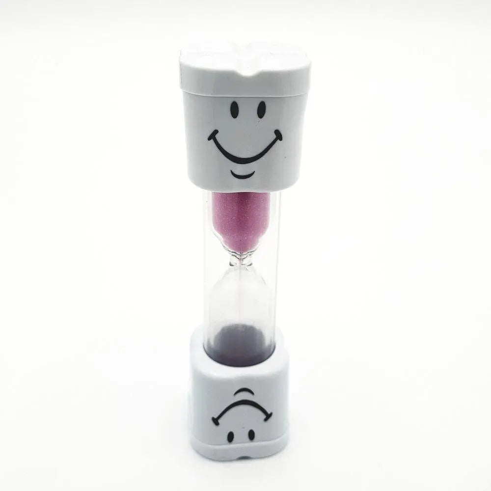 Pink/Blue Hourglass 3 Minute Kids Tooth Brushing Timer Toothbrush Holders