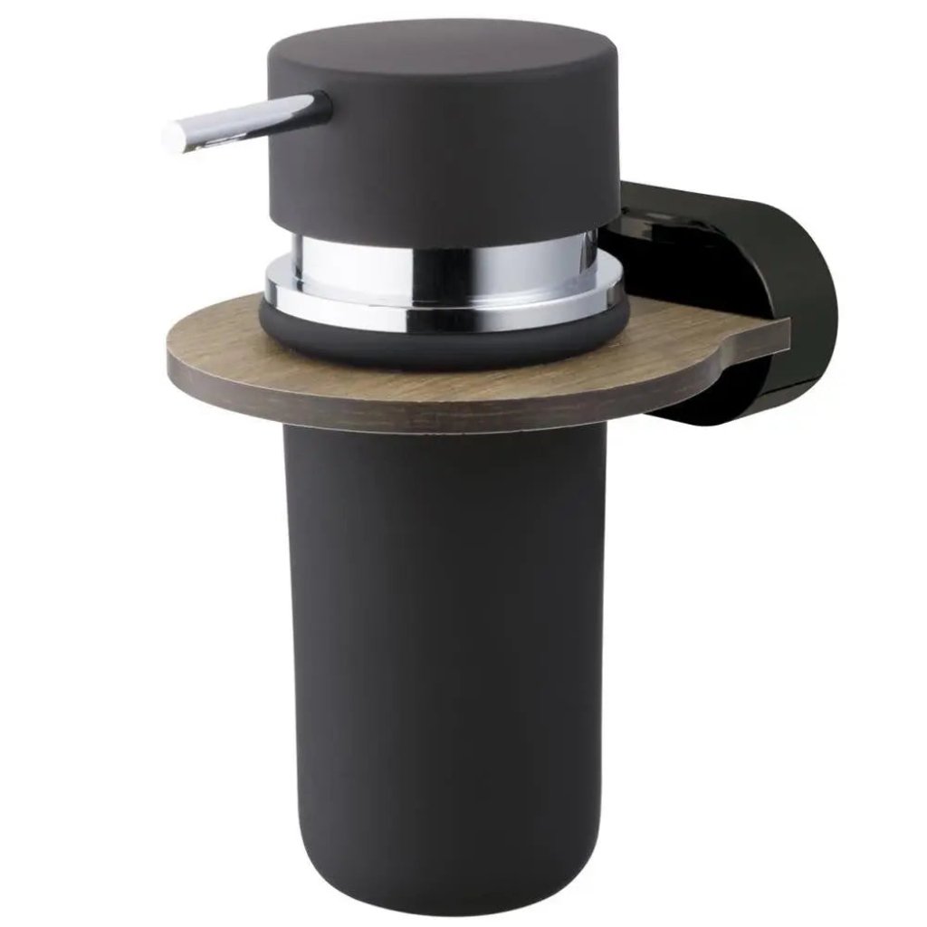 Matte Black/Brown Liquid Soap Dispenser Tank Wall Mounted Soap Dispensers