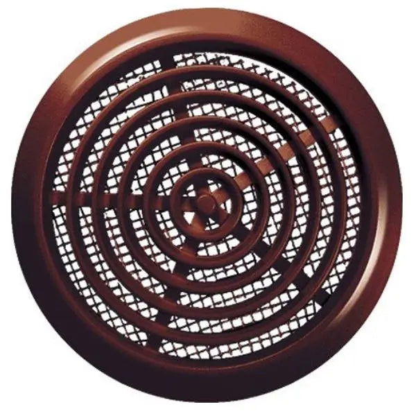 80mm Round Door Hole Air Vent Grille Cover White/Brown Door Vents