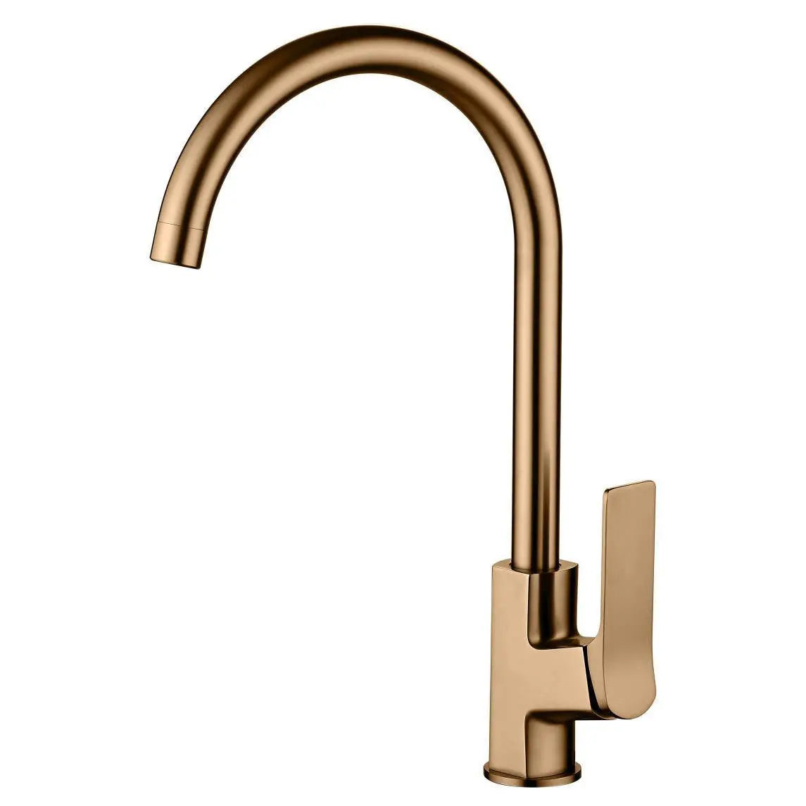 Brushed Copper Kitchen Sink Tap Standing Mixer Single Lever Kitchen Taps