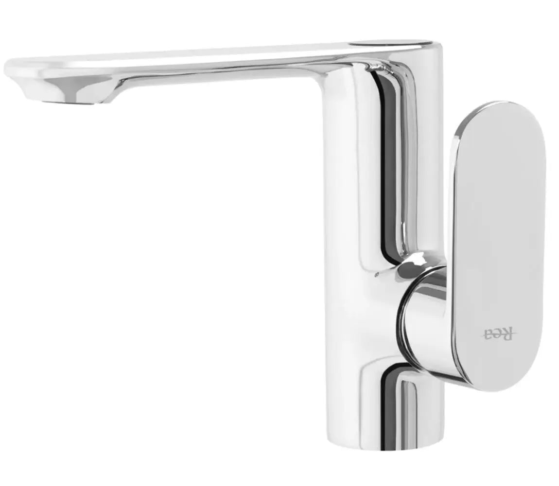 Chrome Bathroom Sink Tap With LCD Temperature Indicator Basin Taps