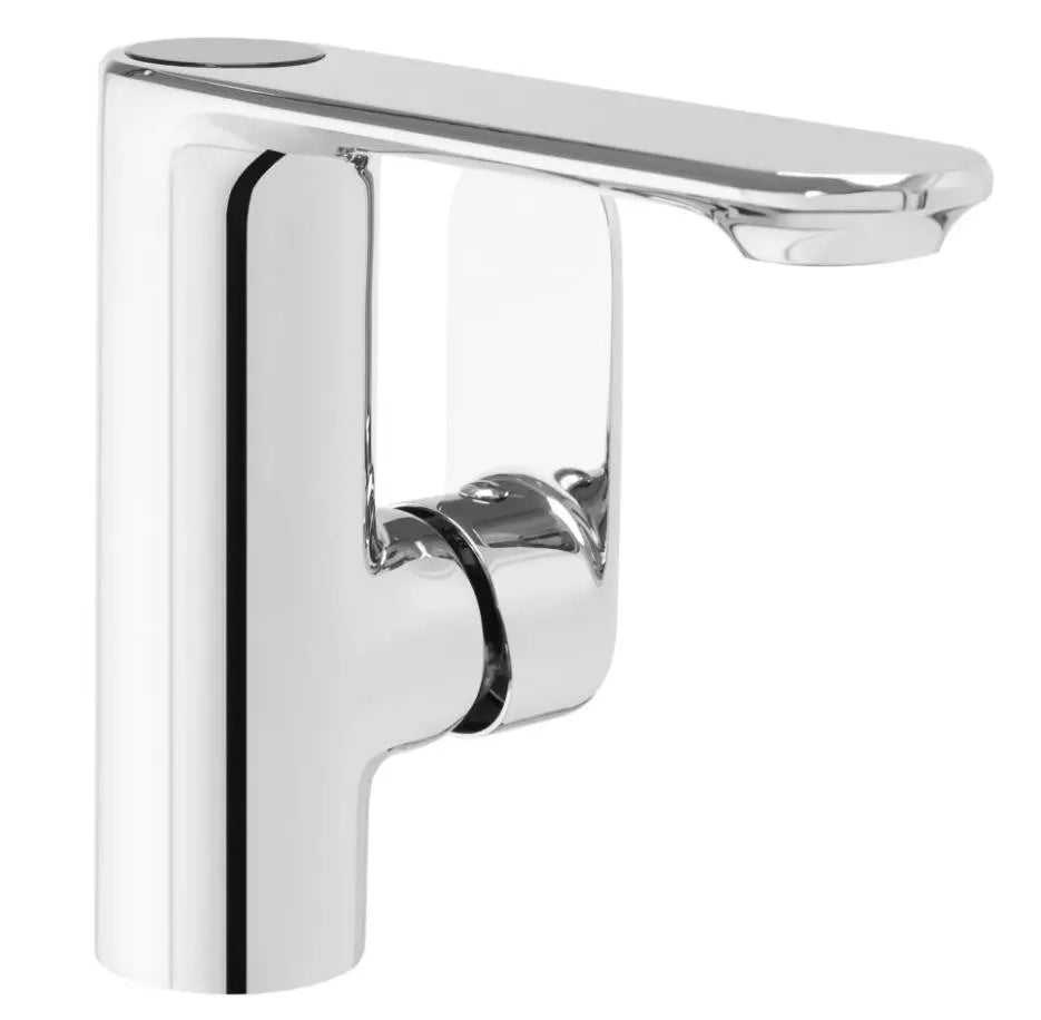 Chrome Bathroom Sink Tap With LCD Temperature Indicator Basin Taps