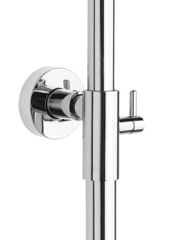 Chrome Thermostatic Shower Mixer Riser Rail Rainfall Shower Thermostatic Showers