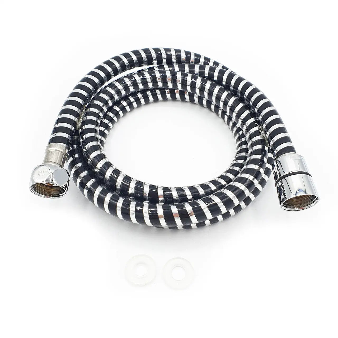 Chromed Plastic Flexible 1.5m Bathroom Shower Hose Standard - Shower Hoses