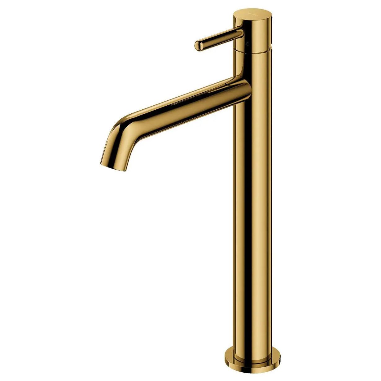 Dark Gold Tall Basin Mixer Tap Single Lever Monobloc Basin Taps