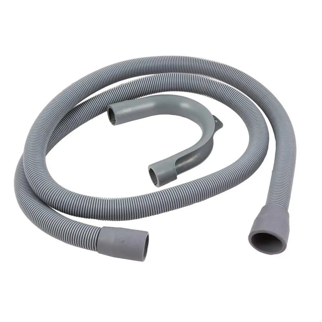 Dishwasher Washing Machine Drain Hose Waste Outlet Pipe 1.5m Grey Dishwasher and Washing Machine Accessories