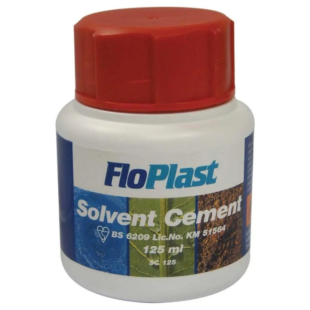 FloPlast Solvent Cement Glue SC125 125ml - Plumbers Tools