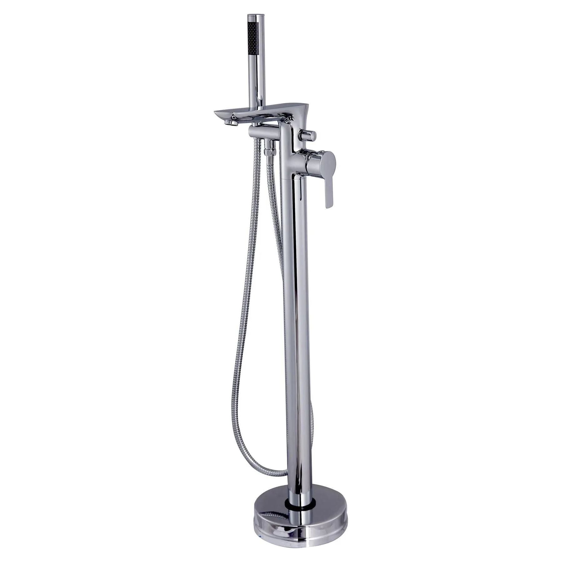 Freestanding Bath Tap Single Lever Bathtub Tall Shower Mixer Bath Taps