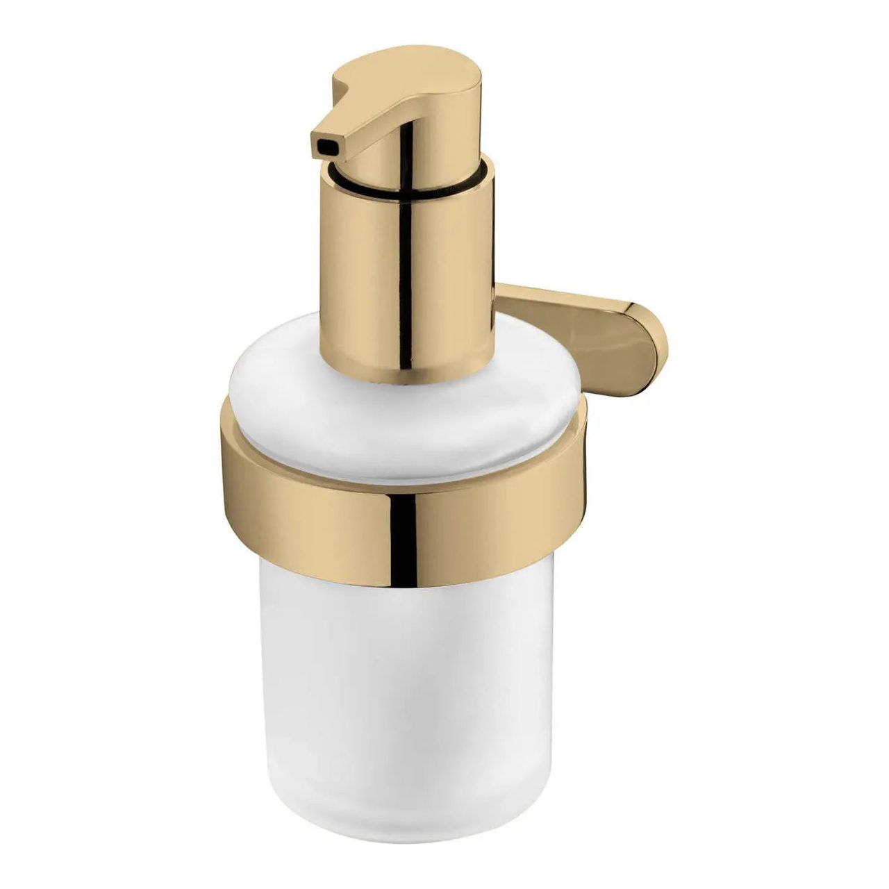 Glass Liquid Soap Dispenser Gold Colour Finished Zamak Soap Dispensers