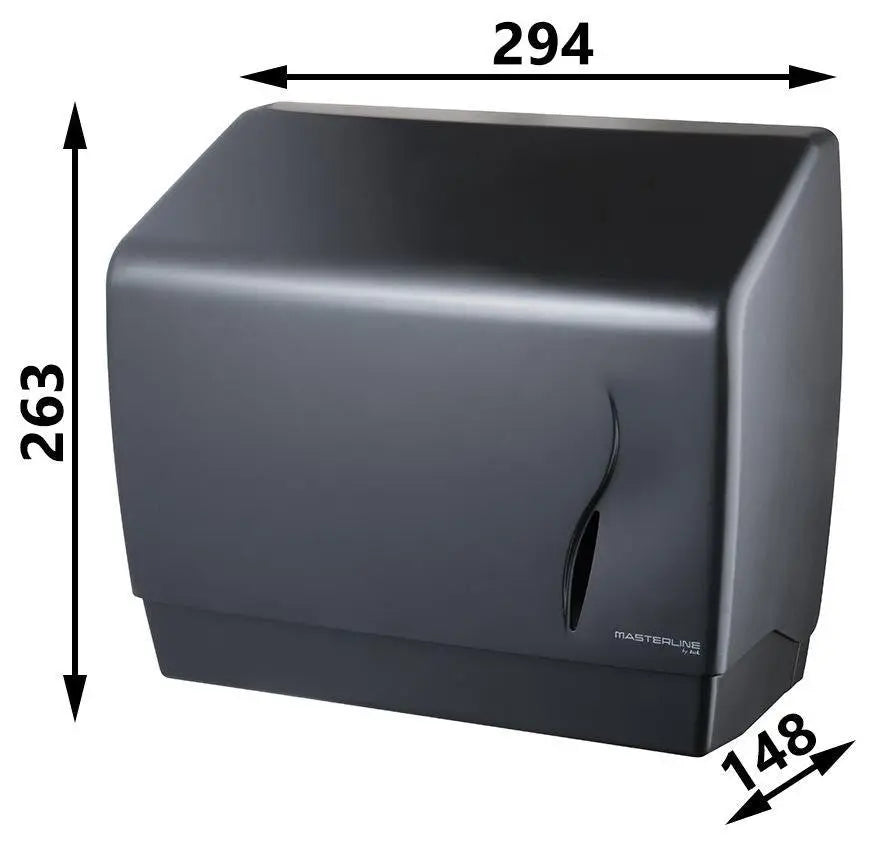 Hand Paper Towel Tissue Dispenser Black Box Wall Mounted Toilet Roll Holders