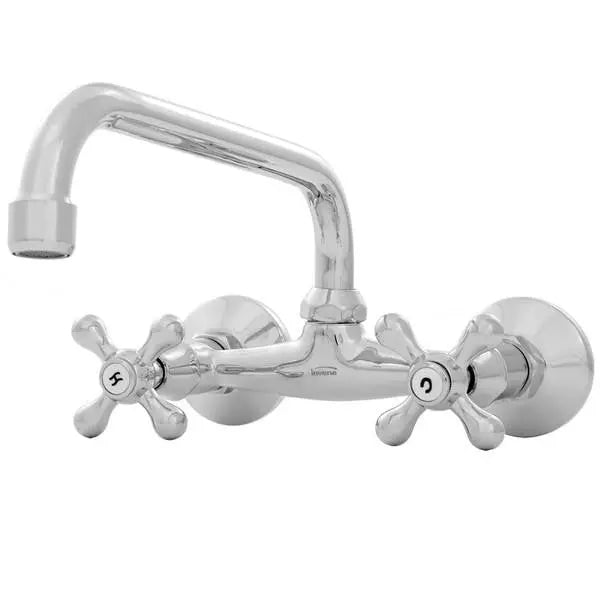 Kitchen Mixer Tap Cross Head C Type Wall Mounted Traditional - Kitchen Taps