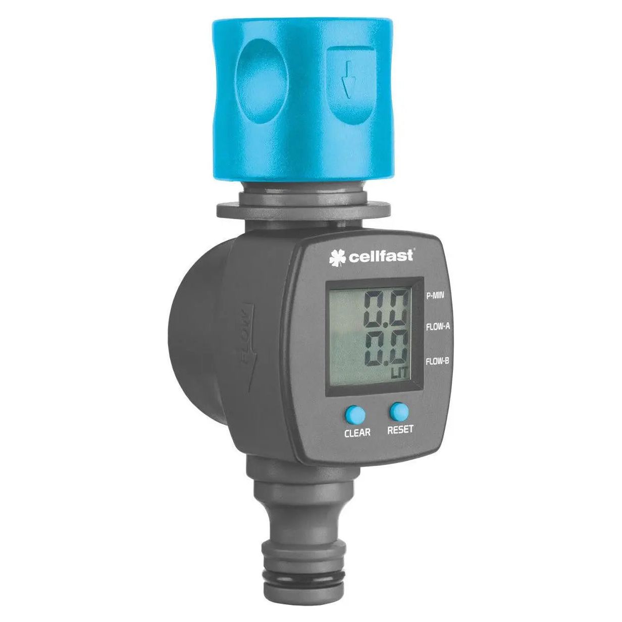 Liter Counter Garden Hose Water Flow Meter Quick Connection Water Flow Meters