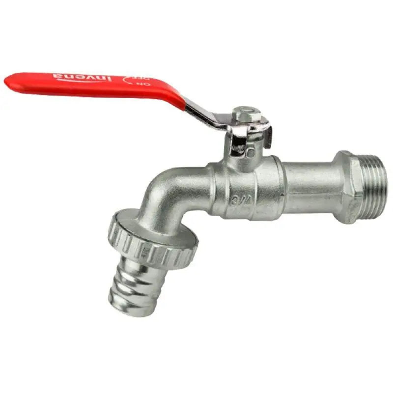 Outdoor Garden Tap Water Valve Red Handle With Hose Plug Garden Taps / Valves