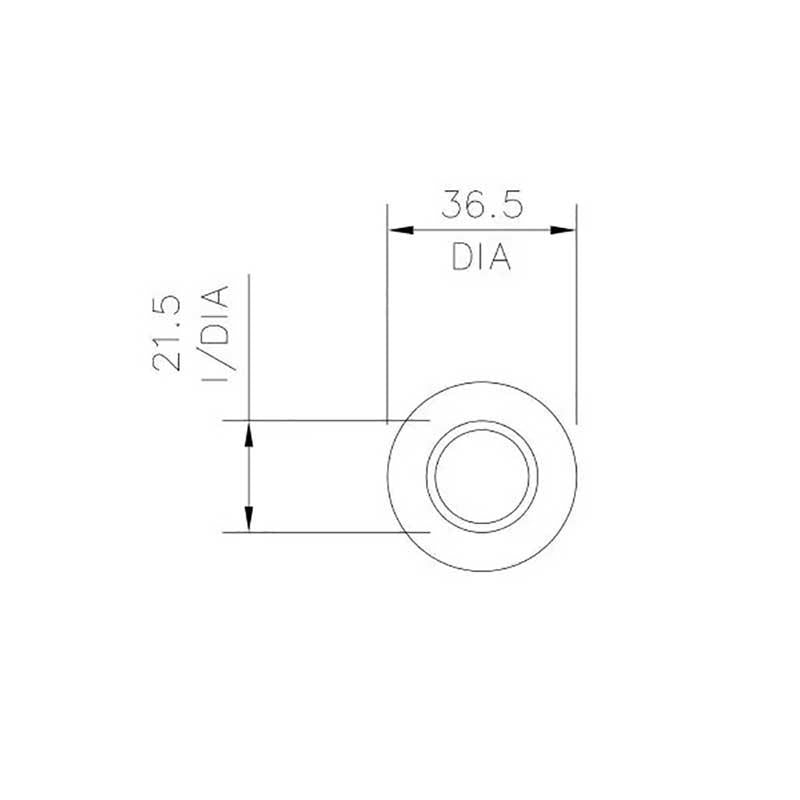 Polypipe S415W 32mm x 21.5mm Technical Drawing