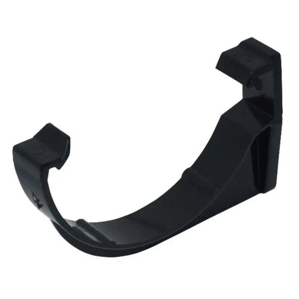 RK1B FloPlast Fascia Bracket Black 112mm Half Round Gutter - Guttering