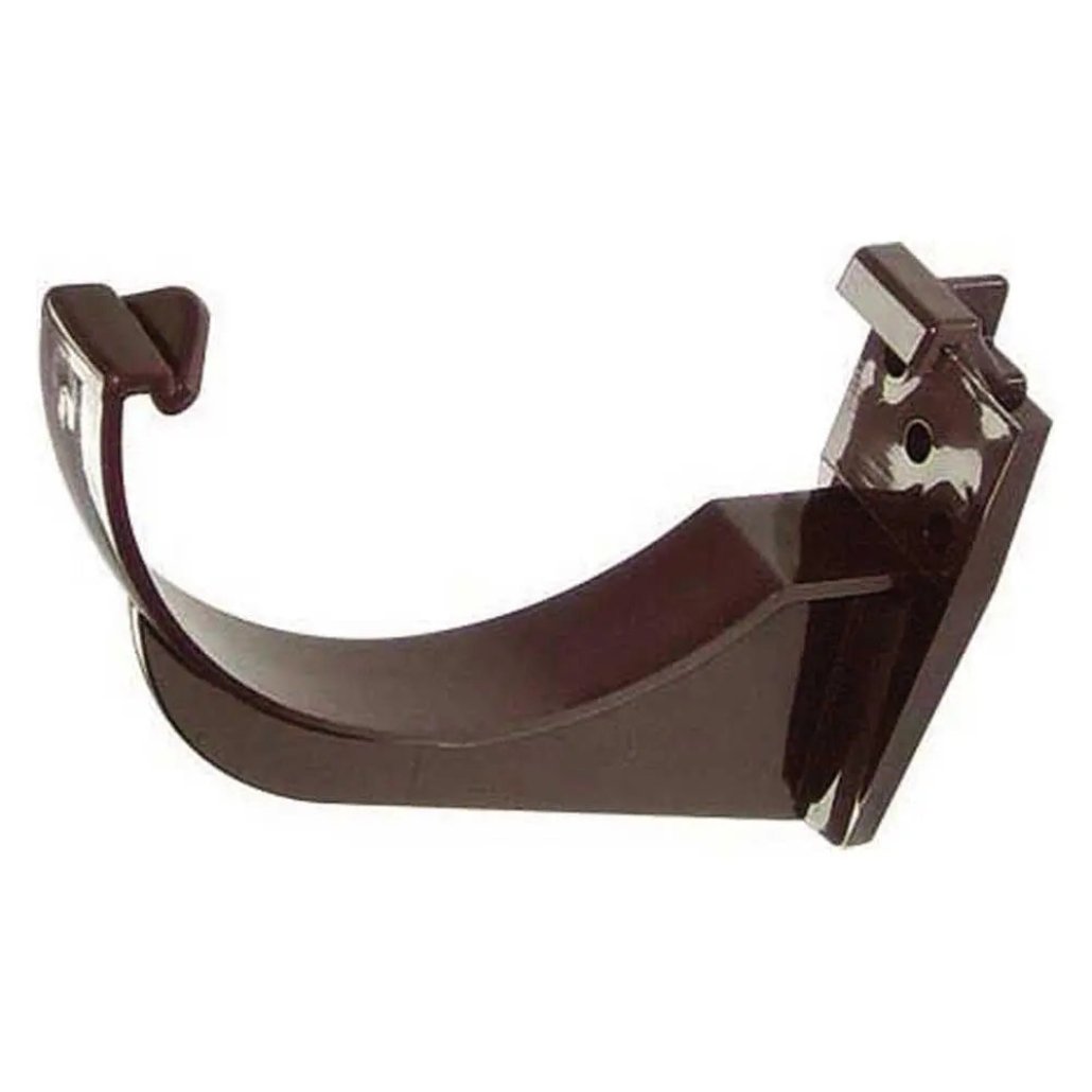 RK1BR FloPlast Fascia Bracket Brown 112mm Half Round Gutter - Guttering