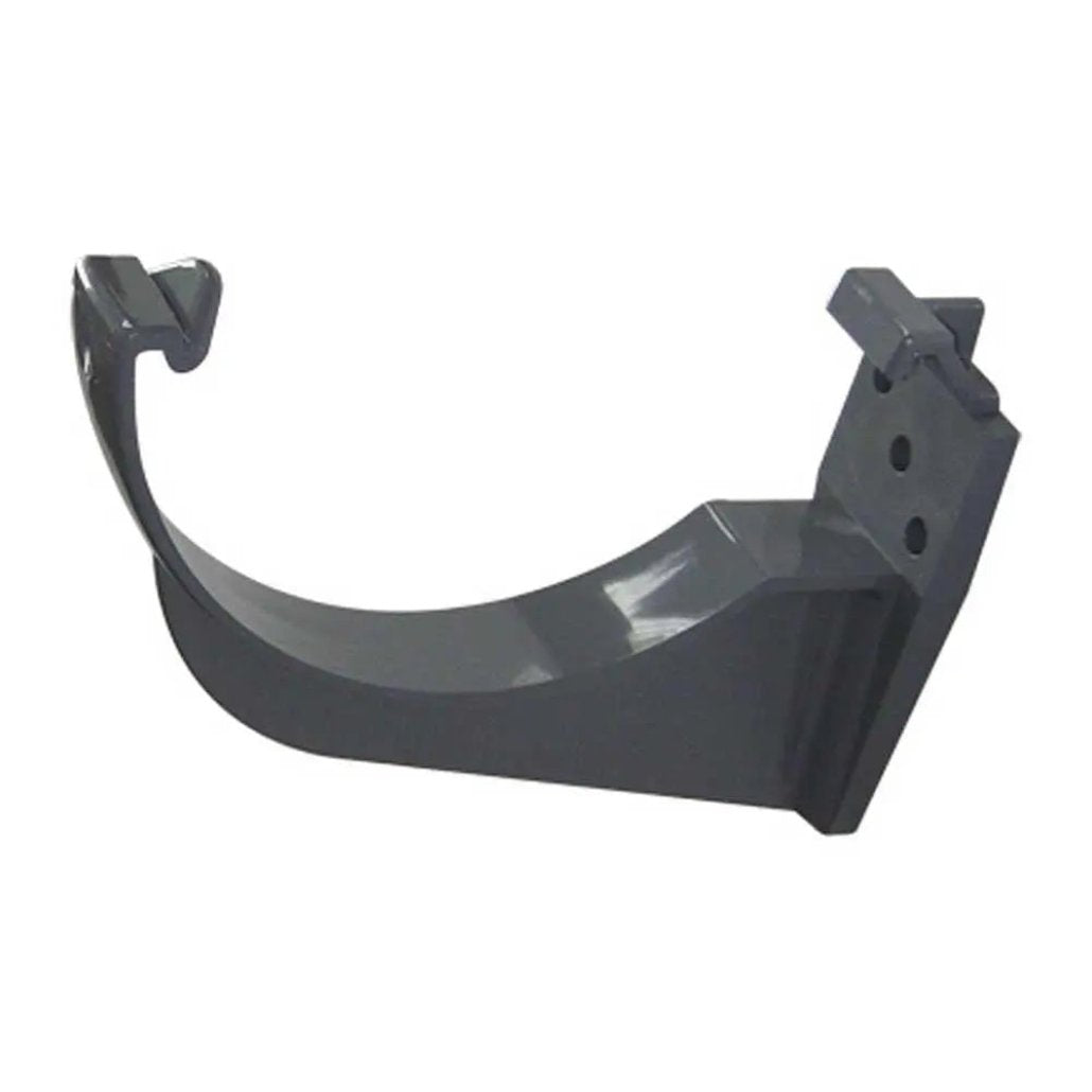 RK1G FloPlast Fascia Bracket Grey 112mm Half Round Gutter - Guttering