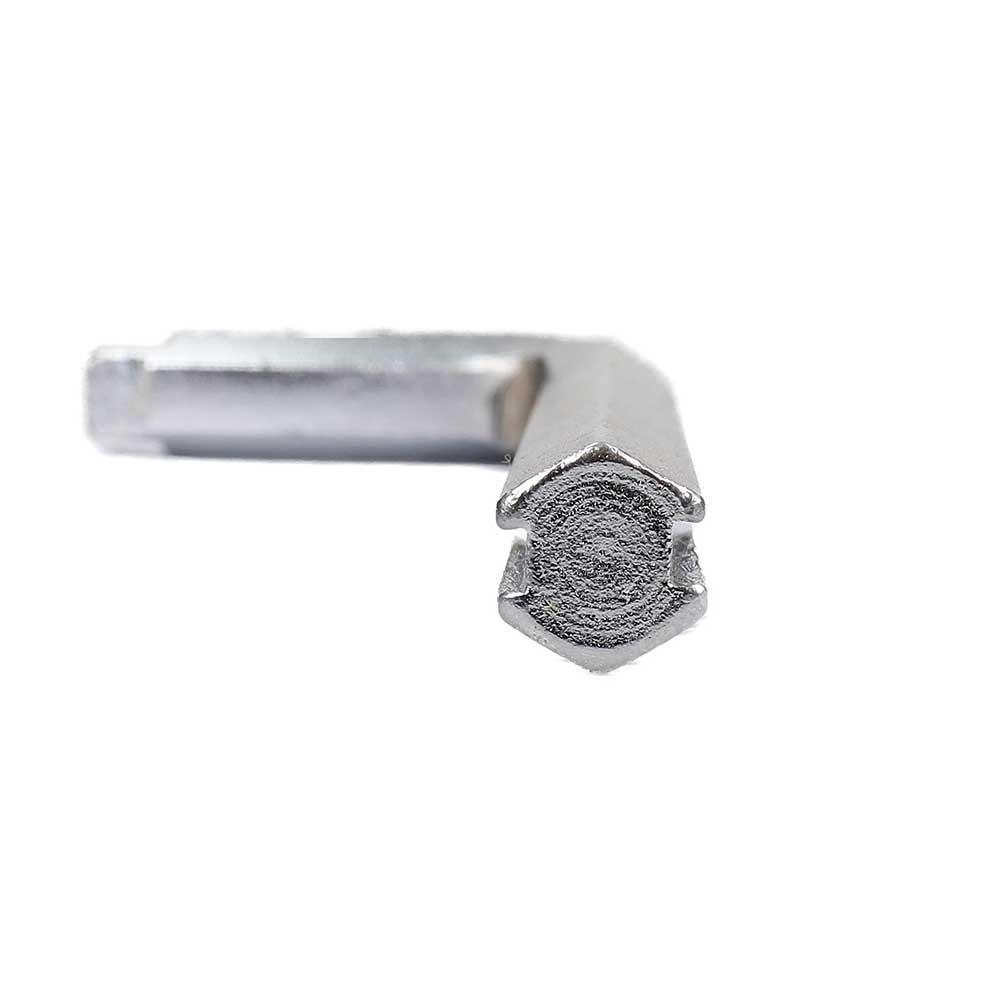 Radiator Valve Allen Key Spanner With Slotted End top view