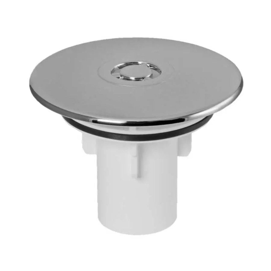 ST90CPTOP+TUBE McAlpine 113mm Chrome Plastic Flange For 90mm Shower Traps - Shower Drain