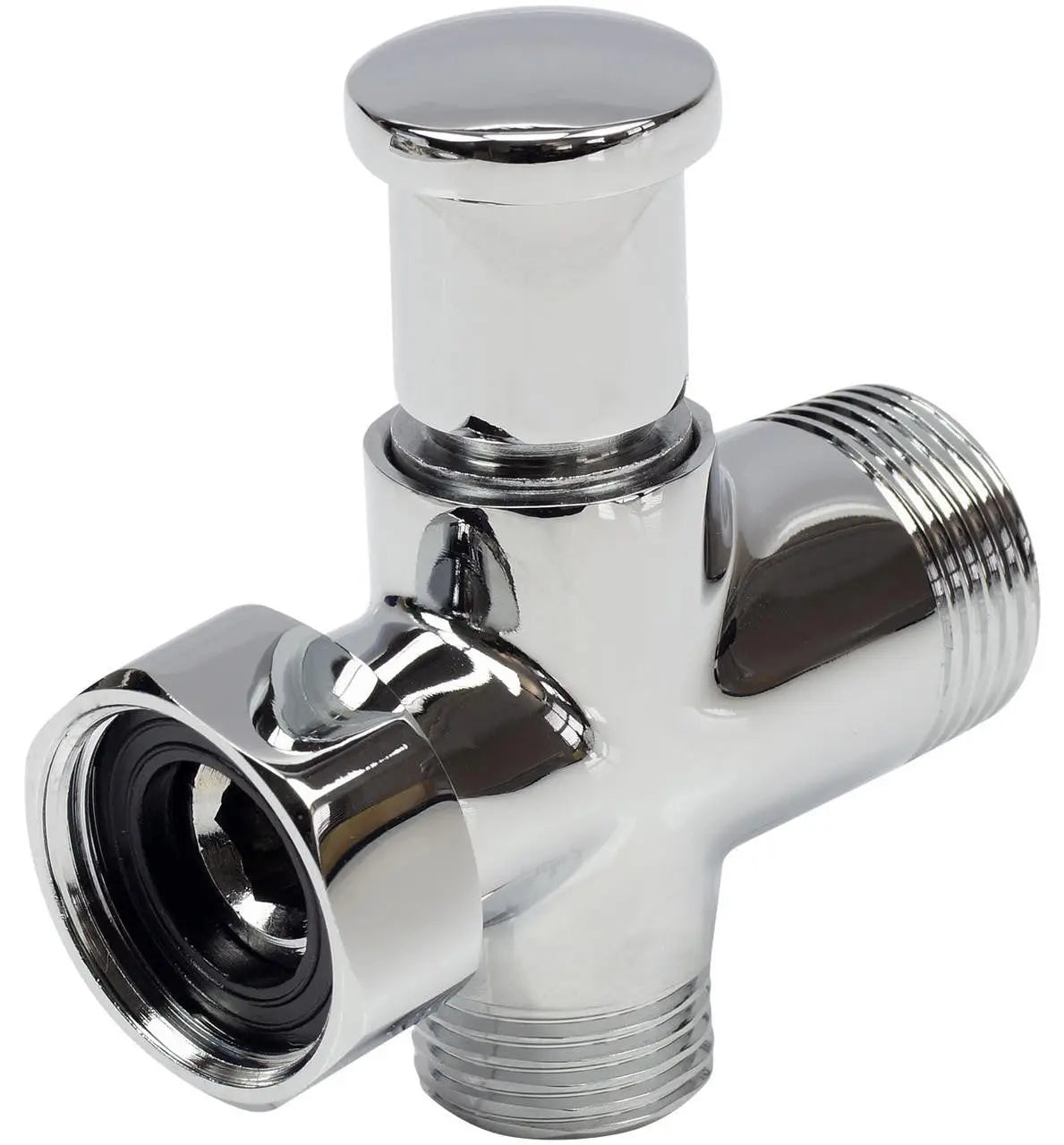 Shower Diverter Valve 2 Way Chrome Plated Replacement Shower Mixers