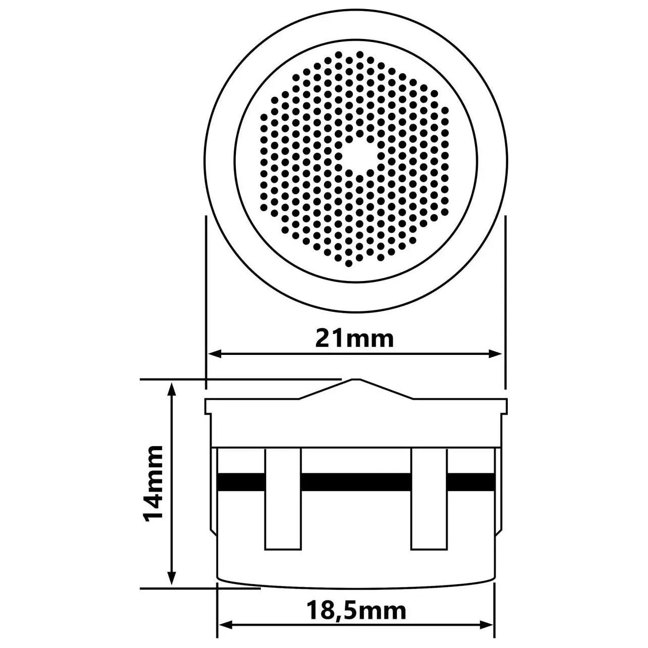 Faucet Tap Aerator Plastic Insert Replacement 22mm 24mm Tap Aerators / Sprays, 805a, 805b, 805c, 805d, 805e