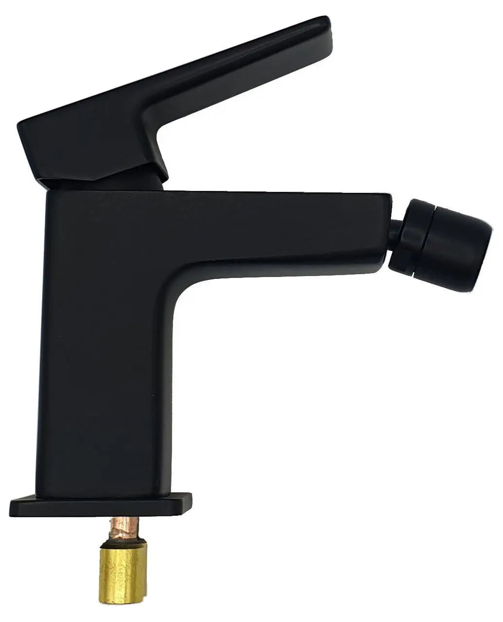 Square Bidet Tap Mixer Faucet Black Single Lever Monobloc Bidet Taps