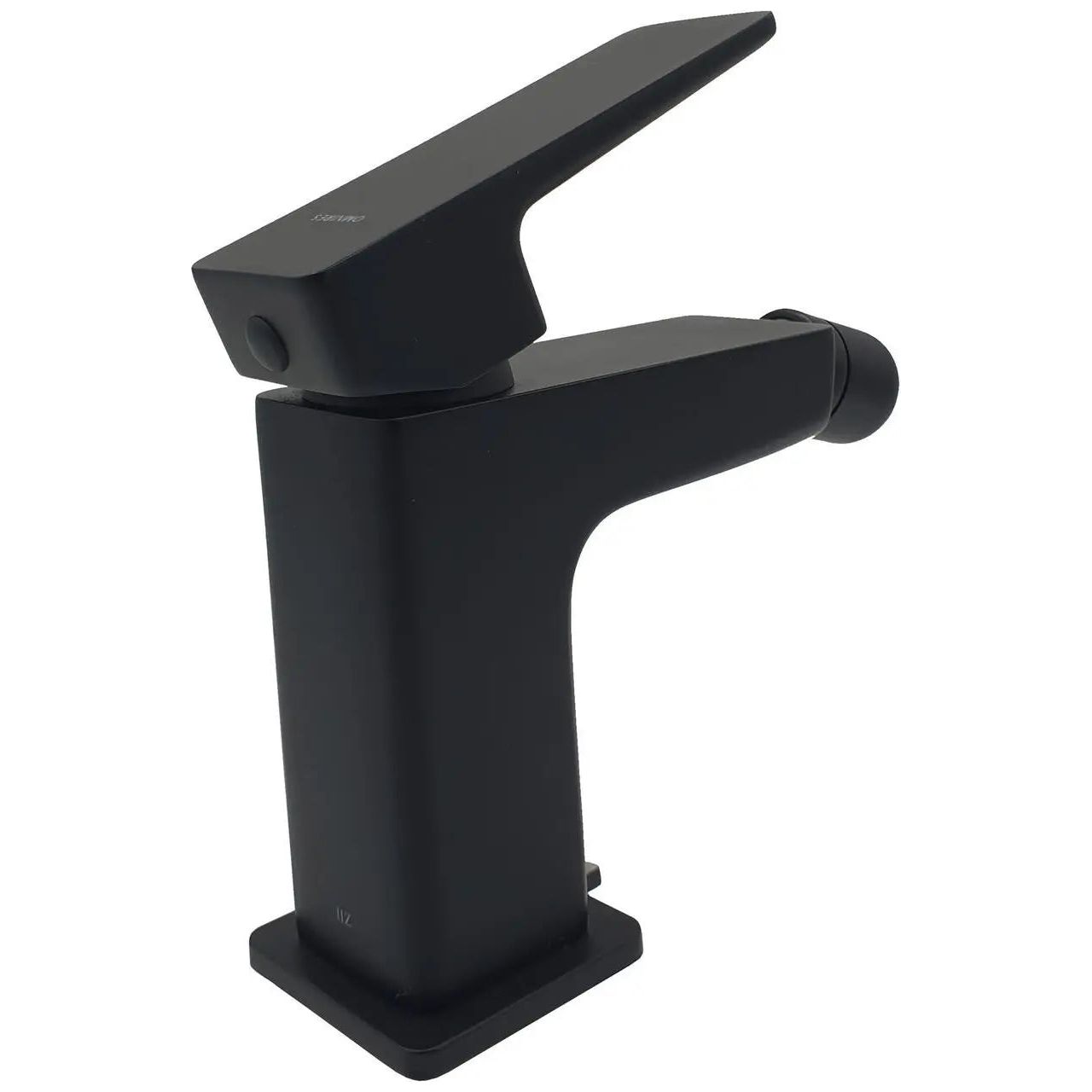 Square Bidet Tap Mixer Faucet Black Single Lever Monobloc Bidet Taps