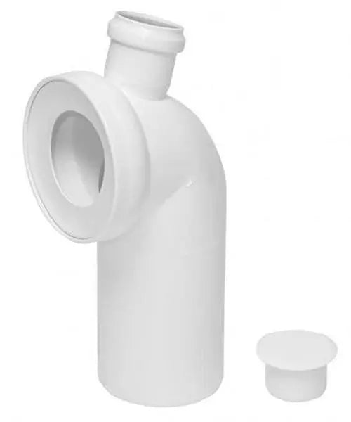 Toilet Waste Pipe Elbow With 50mm Side Drain Connection Inlet Toilet Waste Pipe