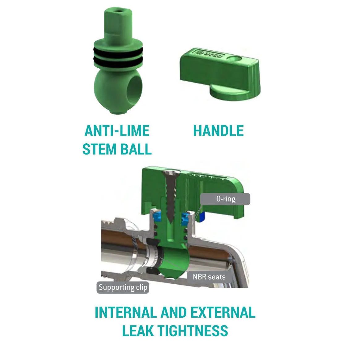 1/2 Double Duo Outlet Garden Outside Tap Outdoor Valve - Garden Taps / Valves