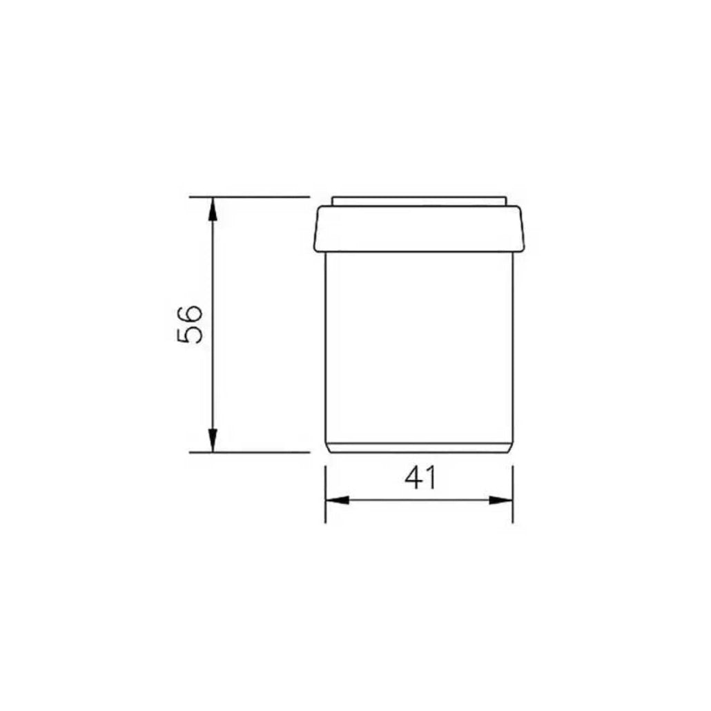 WP38W FloPlast 40mm x 32mm Reducer Push-Fit White - Waste Pipe Adaptors