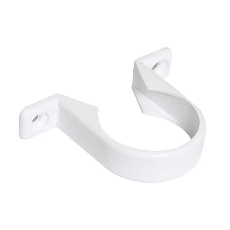 WS34W FloPlast Solvent Weld Waste Pipe Clip 32mm White ABS - Waste Pipe & Fittings