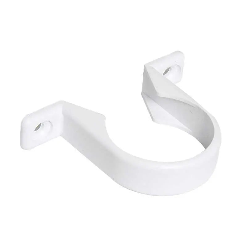 WS35W FloPlast Solvent Weld Waste Pipe Clip 40mm White ABS - Waste Pipe & Fittings