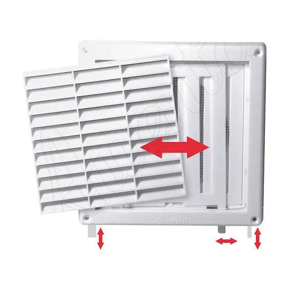 Wall Air Vent Grill Cover Net Pull Cord Shutter 100-125mm Vent Air Covers, 762a, 762b, 762c