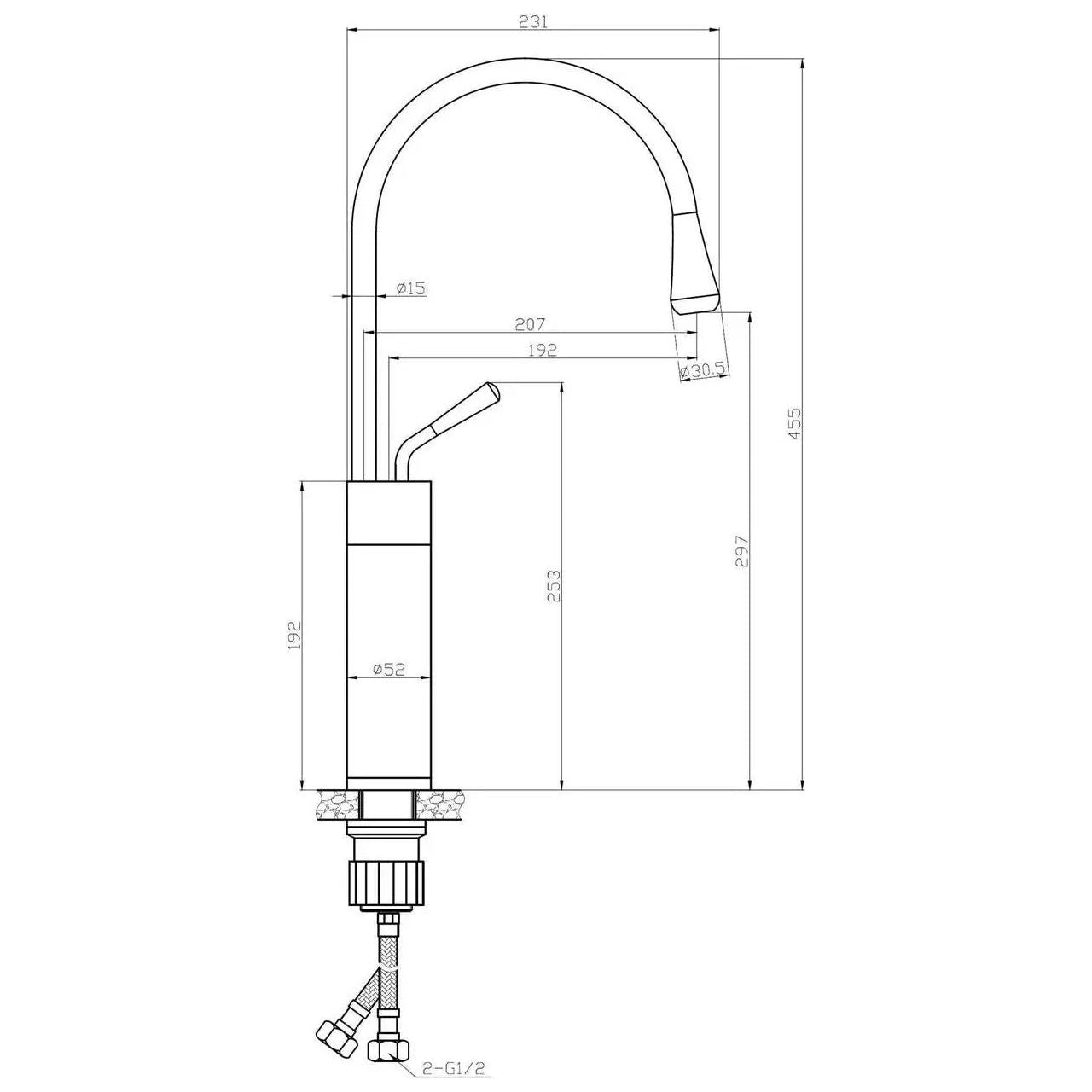 Copper/White Marble Kitchen Sink Tap Basin Mixer Standing Kitchen Taps