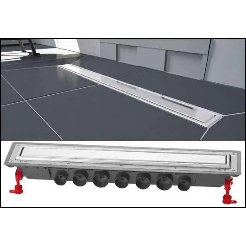 Wirquin Wetroom Floor Linear Shower Drain Stainless Steel Shower Drain