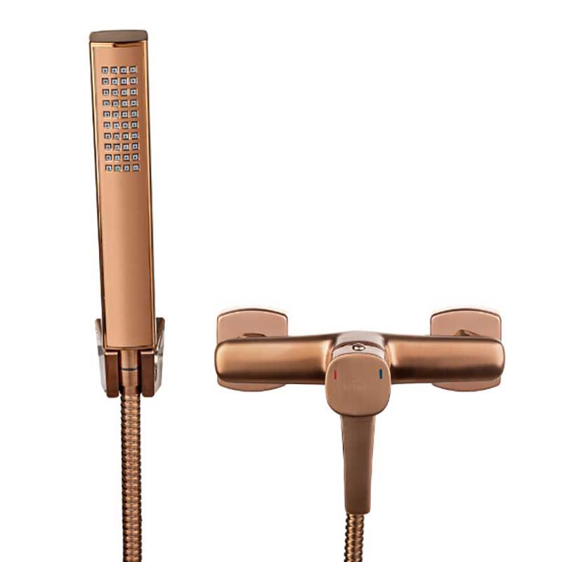 Shower Mixer Tap Copper Bronze GLAMOUR - plumbing4home