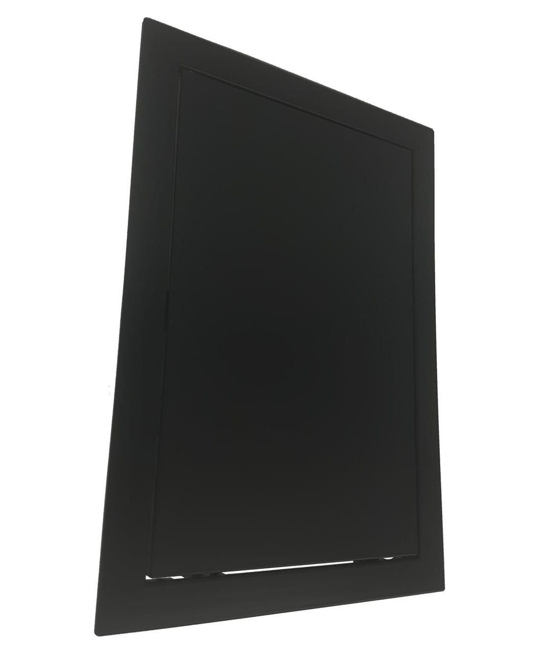  Black Front Access Inspection Panel Plastic Concealed Wall Hatch Check Doors 