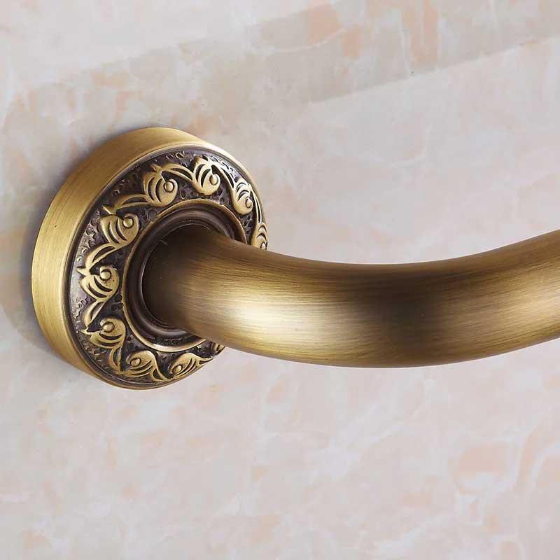 Antique Bronze Brass Safety Support Grab Rail Bar Handle Straight 520mm - plumbing4home