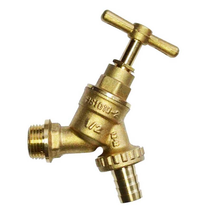 Brass Hose Union Bib Tap 1/2 Garden Outside Tap BS1010-2 - plumbing4home