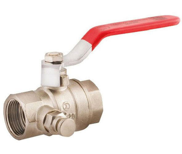  Inline Ball Valve 1-2 Inch BSP Female With Drain-Off Quarter Turn 