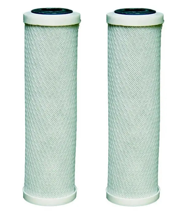 Invena 2 x 10 Inch Carbon Water Filter Cartridges Fits All 10 Inch Housings Reverse Osmosis 