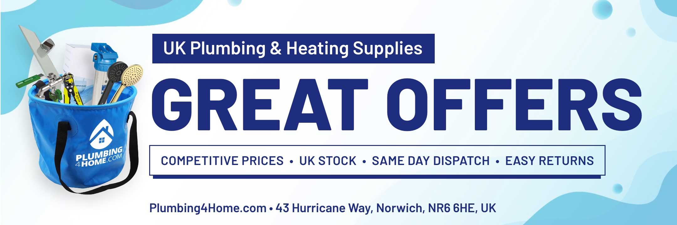 plumbing4home plumbing, heating and ventilation supplies norwich UK